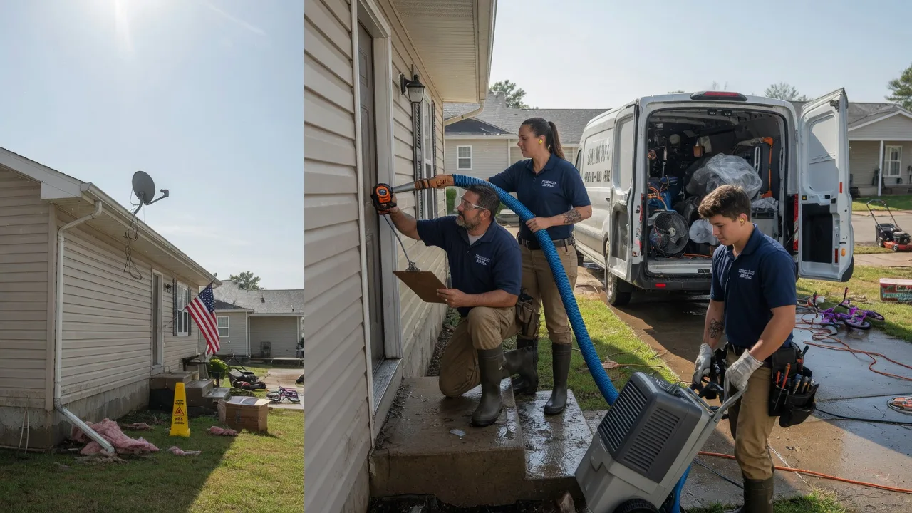 Ceiling Water Damage Restoration in Troy, IN near me